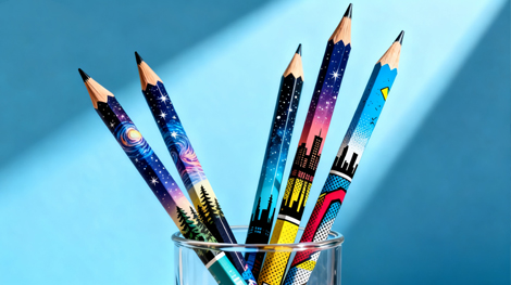 How does thermal transfer on pencils work?